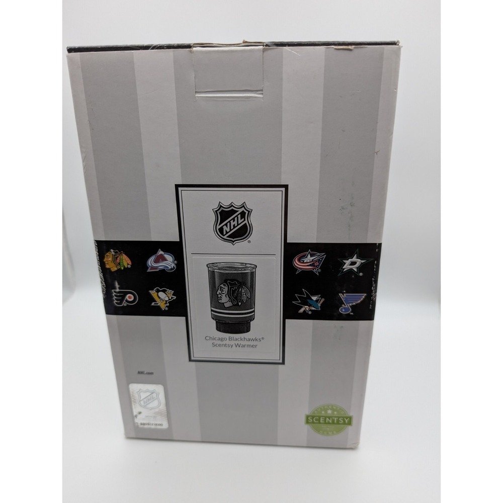 Scentsy NHL Chicago Blackhawks Warmer Licensed Product Open Box